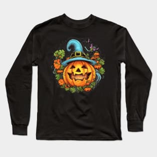 jack o lantern bat Long Sleeve T-Shirt